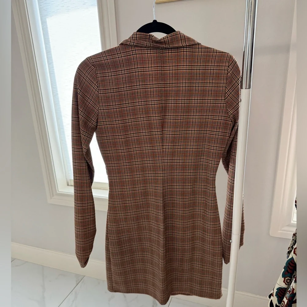 Zara Plaid Dress - Picture 2 of 2